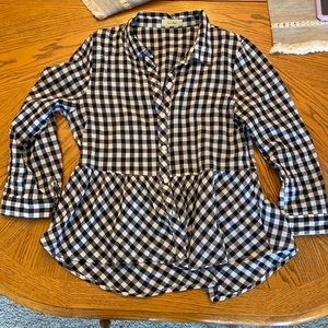 3/$20: Buffalo check button down